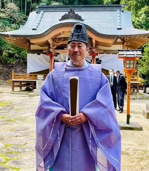 三坂神社 宮司 江端希之